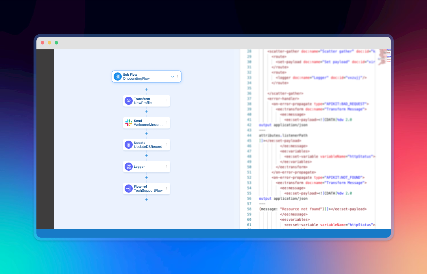 Low Code IDE Project